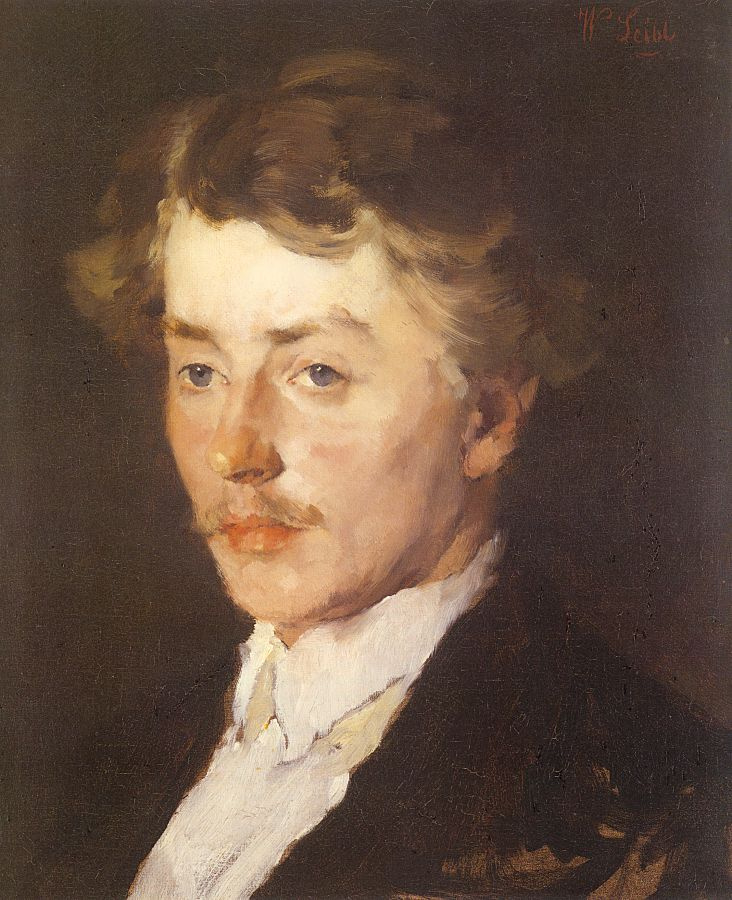 Wilhelm Maria Hubertus Leibl. Portrait of a man