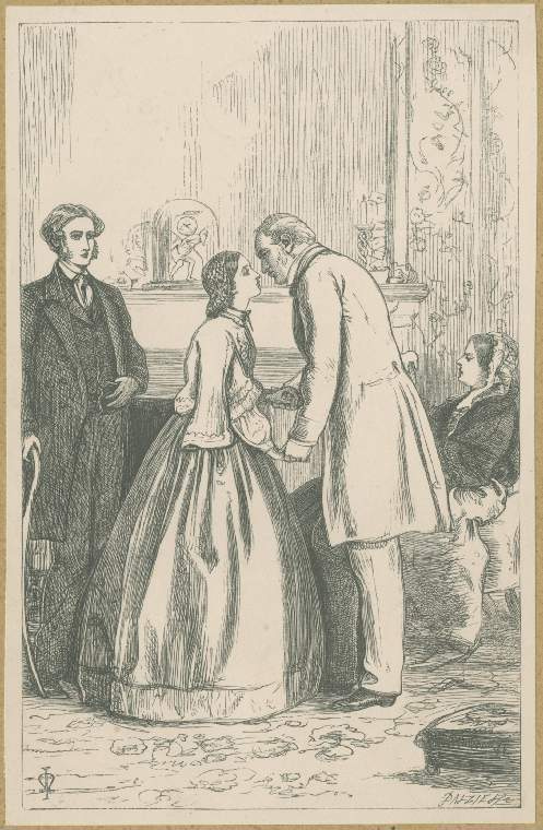 John Everett Millais. Welcome home. Illustration for the works of Anthony Trollope