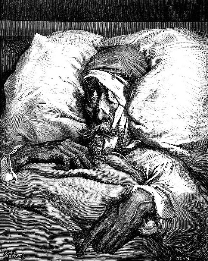 Paul Gustave Dore. Illustration zu M.Servantes 'Roman Don Quijote