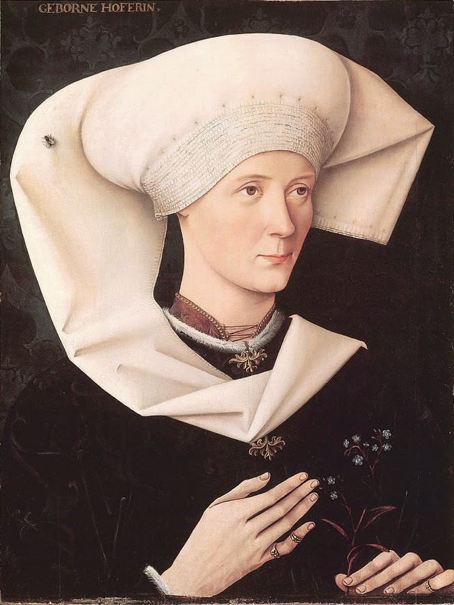 Unknown artist. Portrait of a lady from the family Hofer