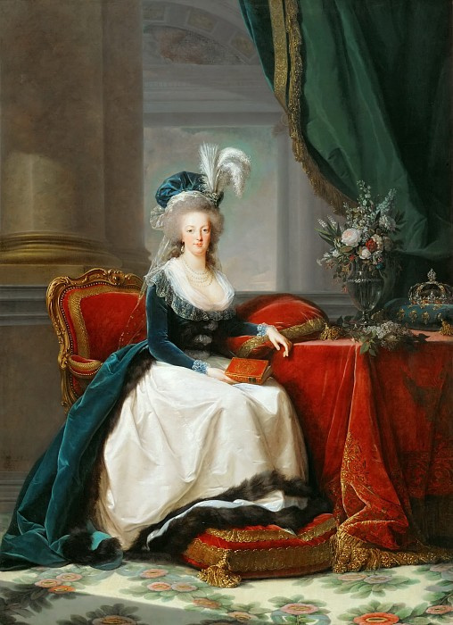 Elizabeth Vigee Le Brun. Queen Of France Marie Antoinette