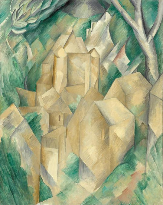 Georges Braque. The New Castle at La Roche-Guyon