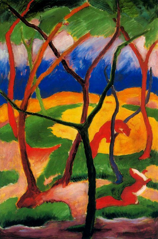 Franz Marc. Giocando a carezze