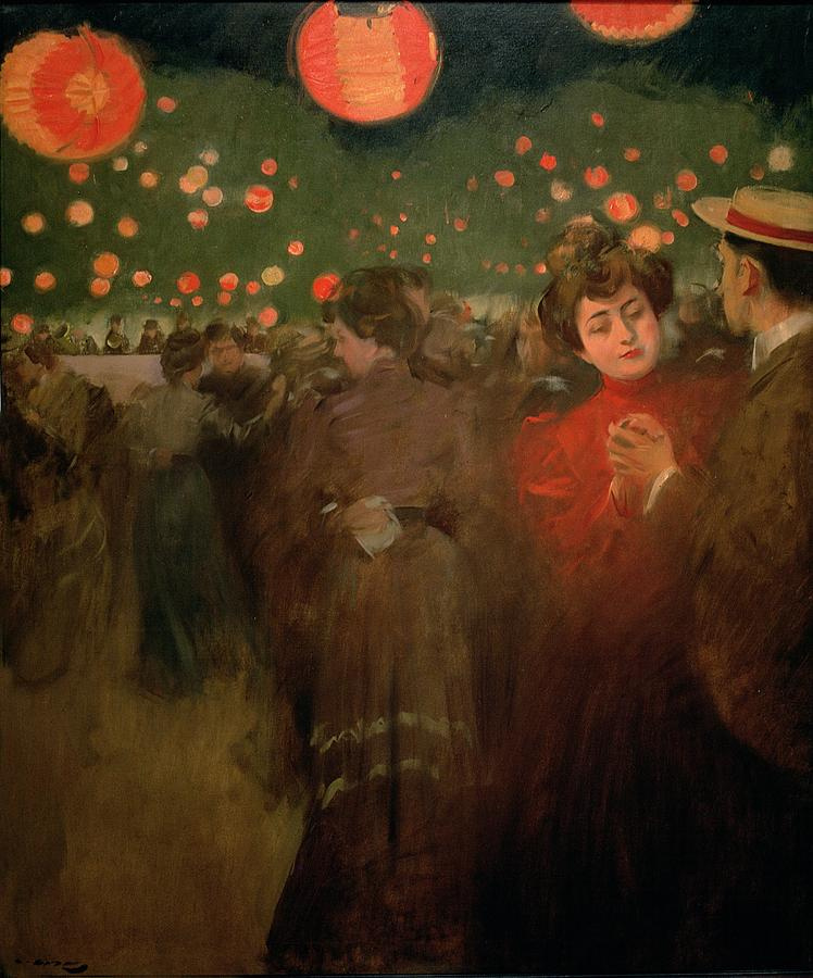 Ramon Casas i Carbó. Festive evening