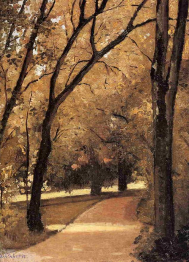 Gustave Caillebotte. Path in the Park, Hyeres