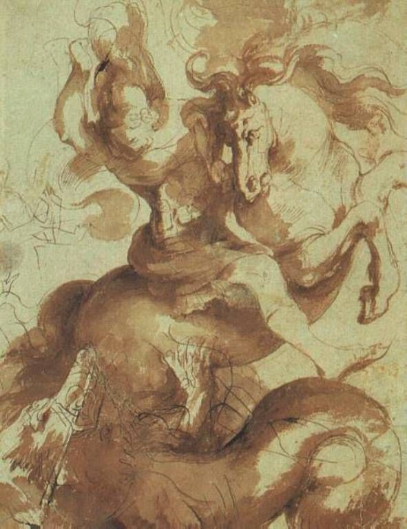 Peter Paul Rubens. St. George slaying the dragon