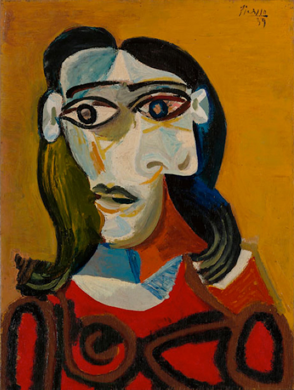 Pablo Picasso. Dunkelhaariges Mädchen (Dora Maar)