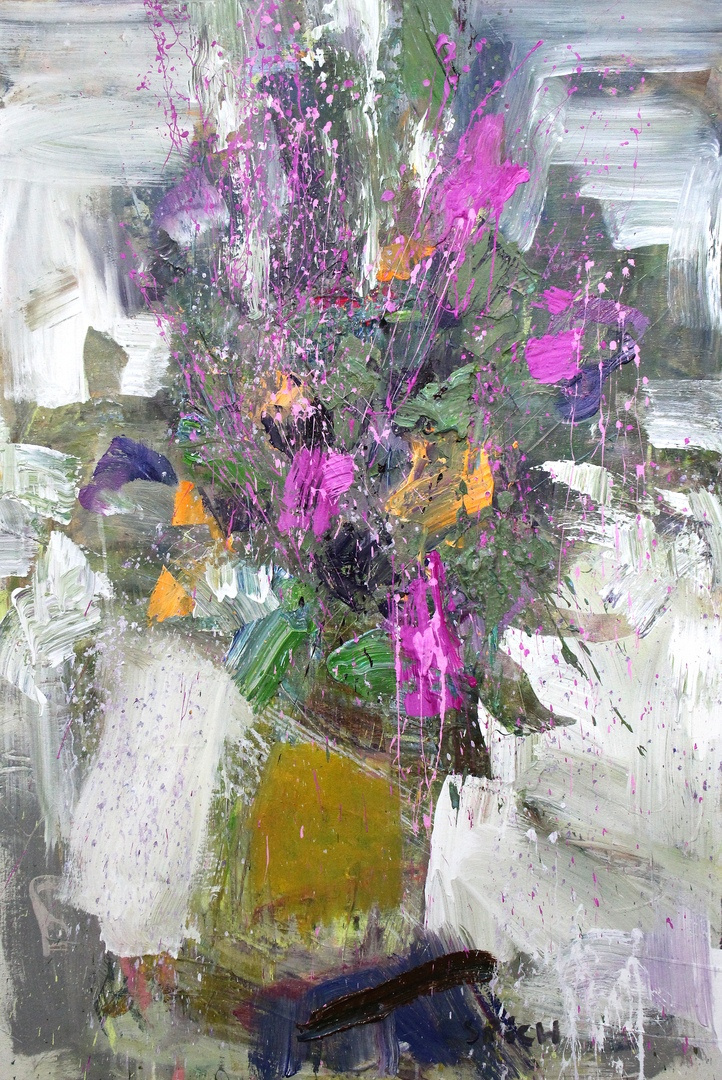 Ilya Pavlovich Spichenkov. Bouquet of dried flowers