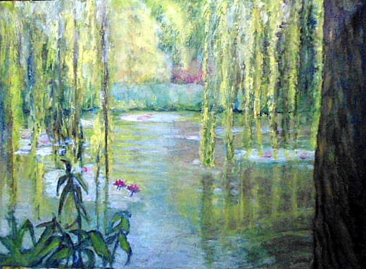 Olga Ogloblina. Giverny. The estate of Claude Monet, where he wrote all of his "water Lilies"