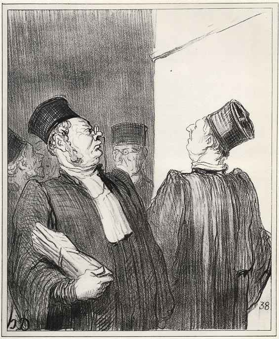 Honore Daumier. - If you hacked mine, your gonna sue!