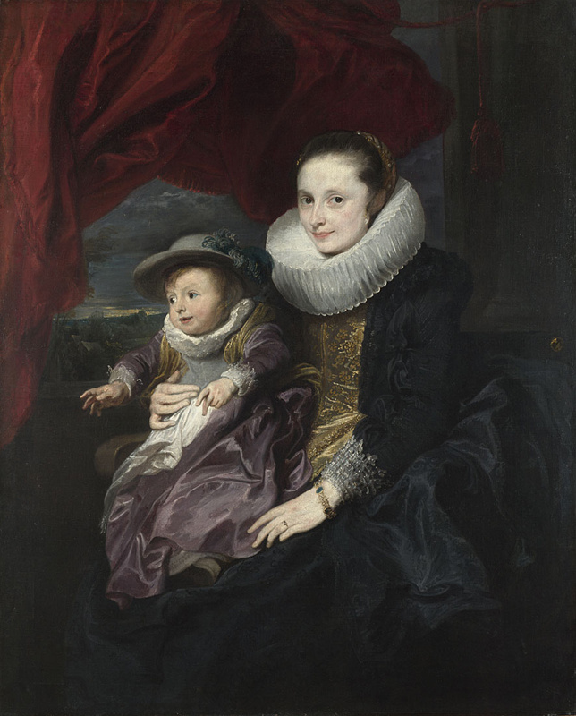 Портрет женщины с ребёнком