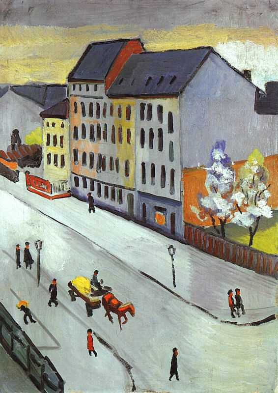 August Macke. Street