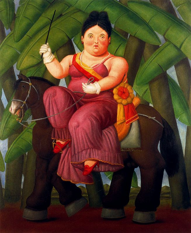 Fernando Botero. First lady