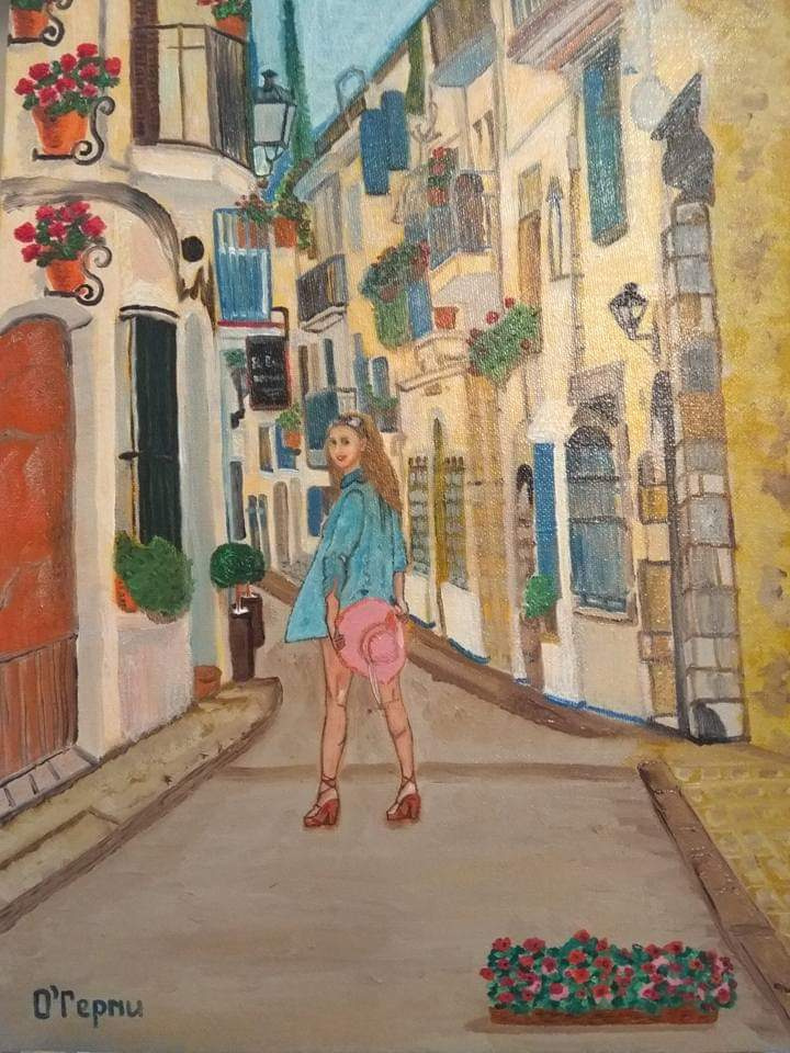 Olga Germiseeva. Marina in Sitges