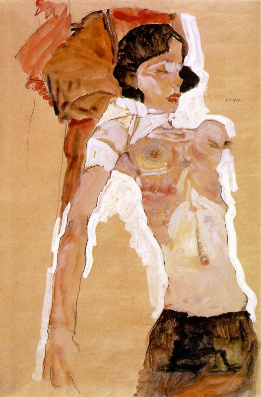 Egon Schiele. Topless