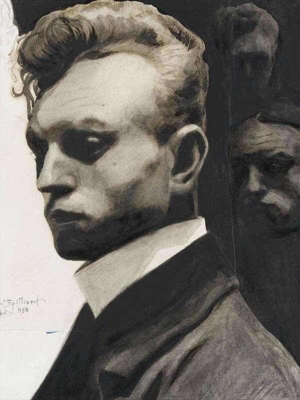 Léon Spilliaert Self-portrait, 1903, 27×37 cm by Leon Spilliaert: History
