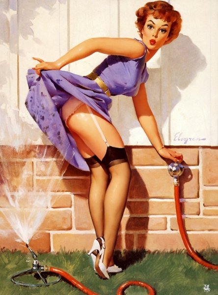 Jill Elvgren. Pin-up portrait number 4