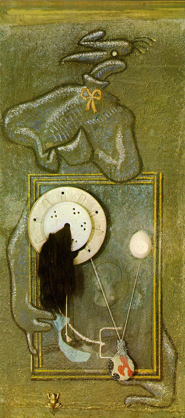 Max Ernst. Loplop and young girl