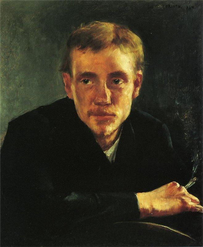 Lovis Corinth. Portrait of the artist eugène gorge regional