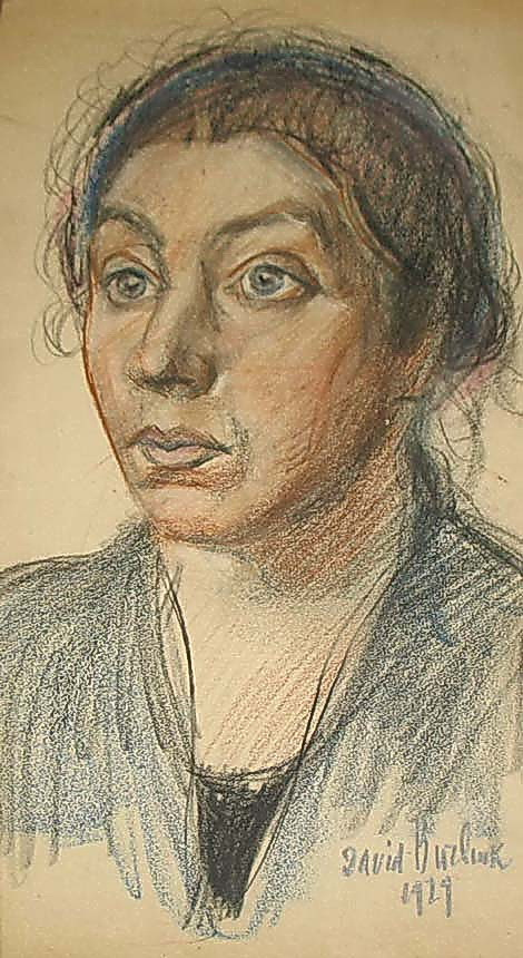 David Davidovich Burliuk. Portrait of the artist's wife