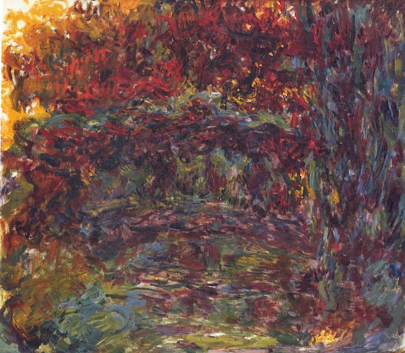 Japanese bridge, 1918, 100×89 cm by Claude Monet: History