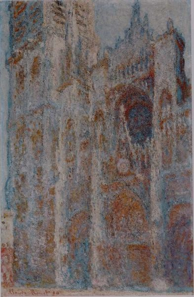 Claude Monet. Cathédrale de Rouen à midi (portail et tour d'Alban)