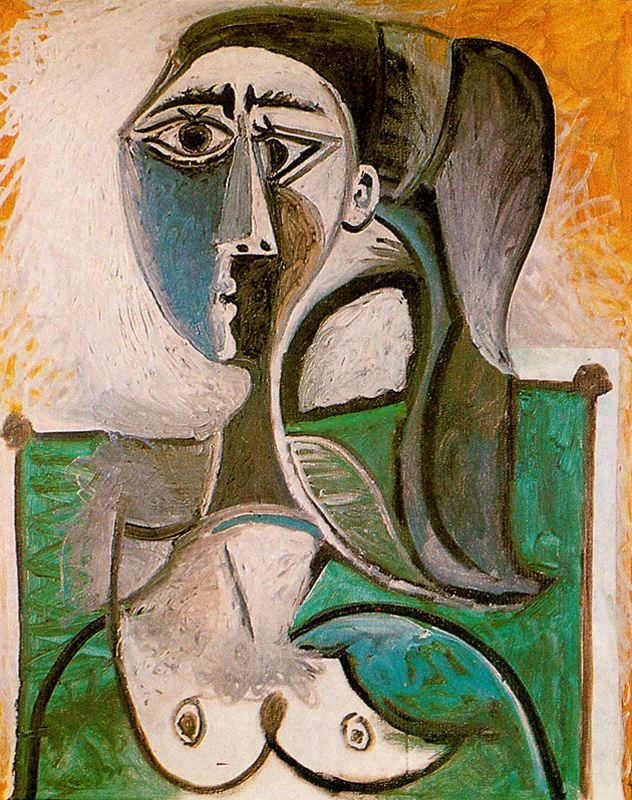 Pablo Picasso. Portrait of a seated woman
