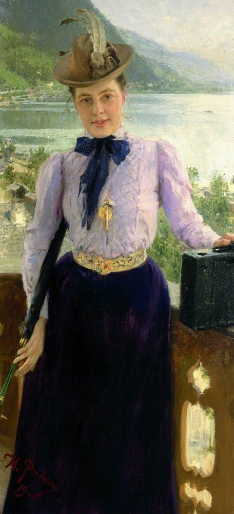 Ilya Efimovich Repin. Portrait Of Natalia Borisovna Nordman