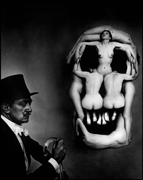 Unknown artist. The photograph Gave the work of Philippe Halsman