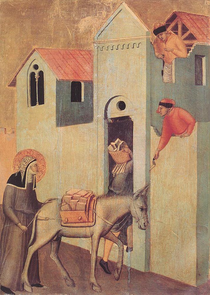 Pietro Lorenzetti. Bricks to the monastery