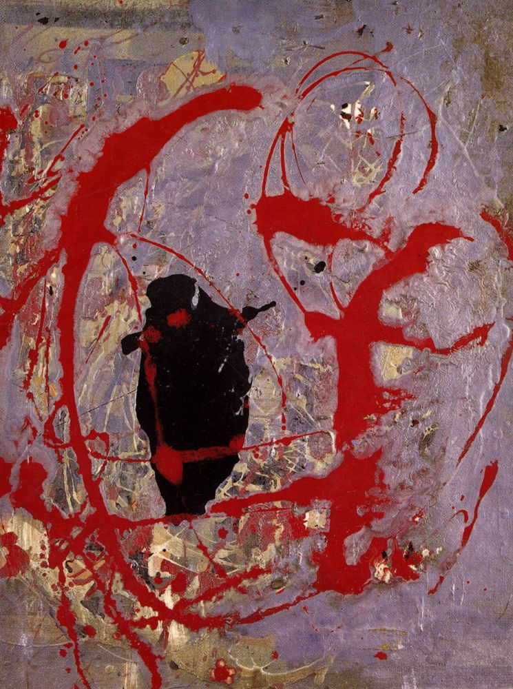 Jackson Pollock. Rouge, noir et argent