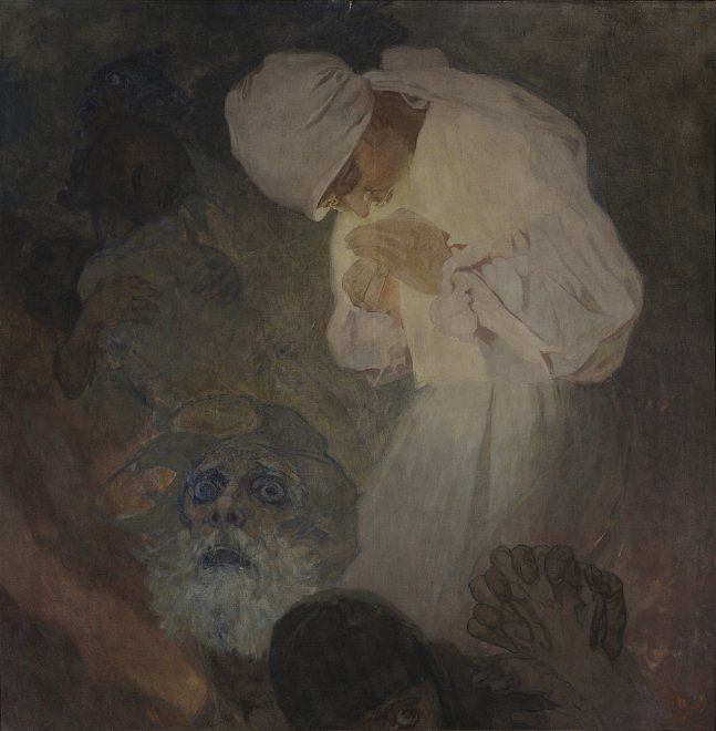 Alfonse Mucha. The light of hope