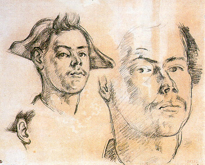 Paul Cezanne. Sketch for Mardi Gras