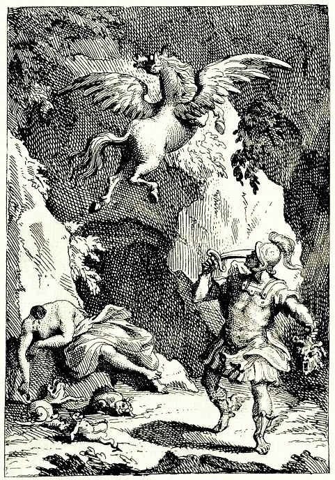 William Hogarth. Perseus with the head of Medusa