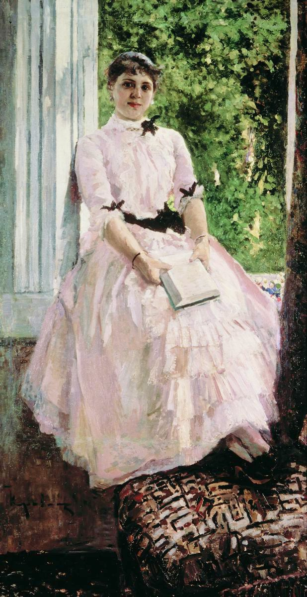 Konstantin Korovin. Portrait of the actress Tatiana Spiridonovka Ljubatovich