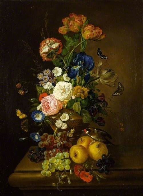 Mary Moser. Vase with flowers