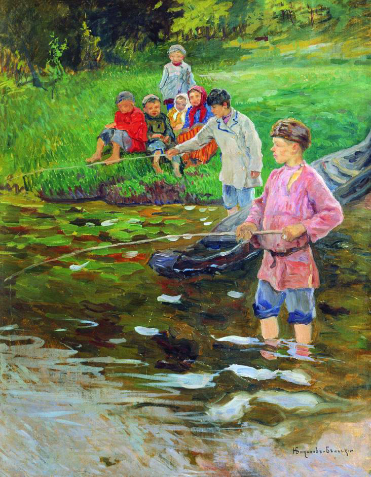 Nikolay Petrovich Bogdanov-Belsky. Fishermen children