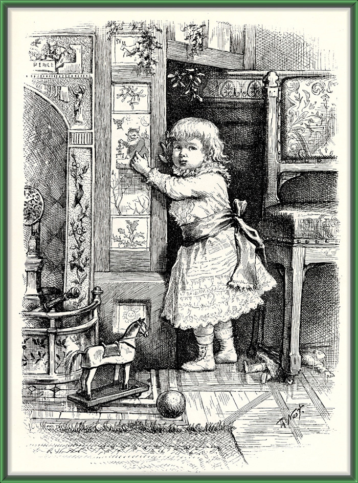 Thomas Nast. 66 Children's tiles. There he