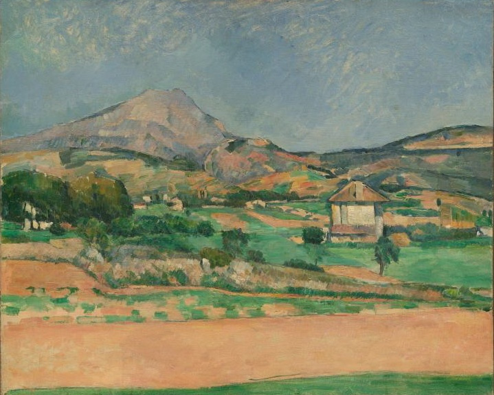 Paul Cezanne. The Plain by Mont Sainte-Victoire, View from Valcros