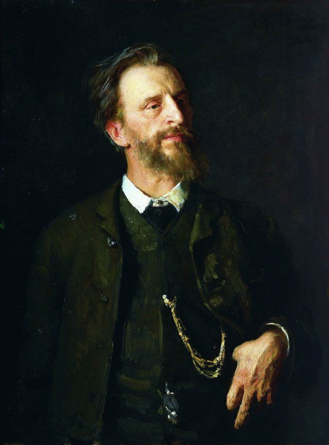Ilya Efimovich Repin. Portrait of the artist G. G. Myasoedova