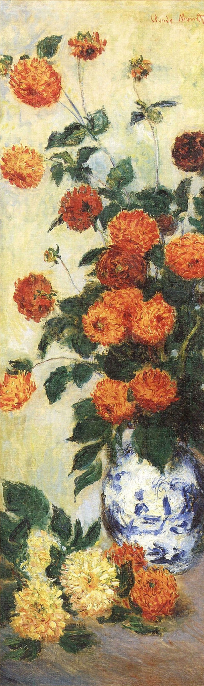 Claude Monet. Dahlias