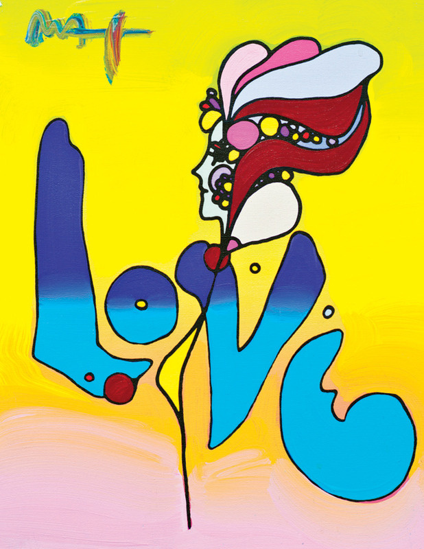 Love, 1960 by Peter Max: History, Analysis & Facts | Arthive