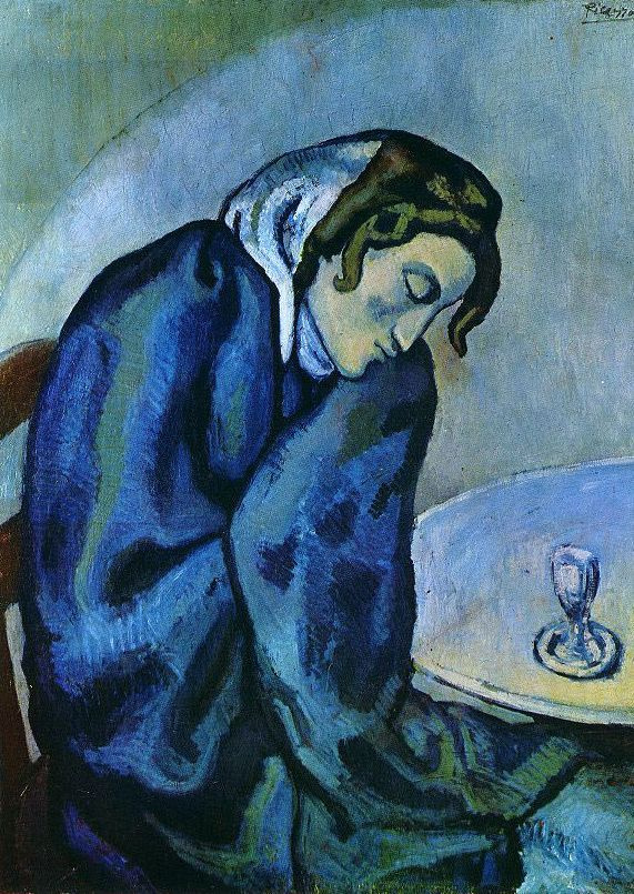 Pablo Picasso. Sleeping drunk