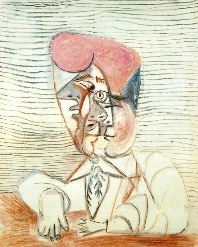 Пабло Пикассо. Бюст мужчины