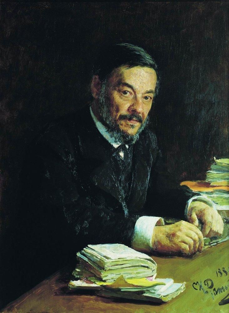 Ilya Efimovich Repin. Portrait of physiologist I. M. Sechenov