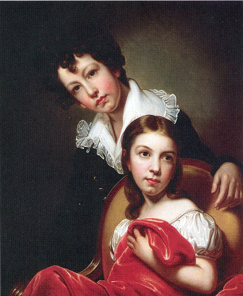 Рембрандт Пил. Мальчик и девочка