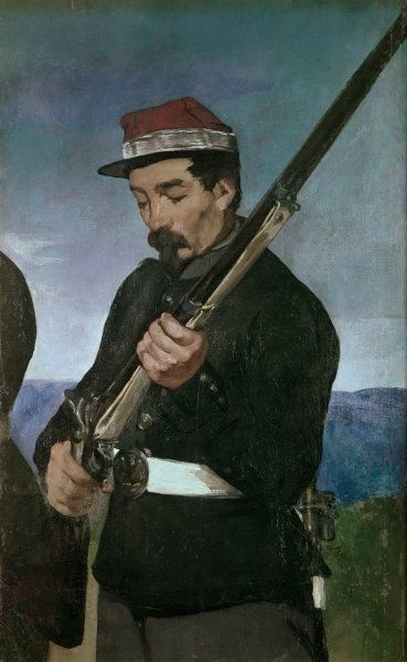 Edouard Manet Soldiers A Fragment Of The Painting the Execution Of 