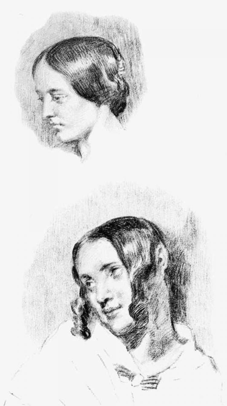 Eugene Delacroix. Jenny Guillou and Josephine de Forget