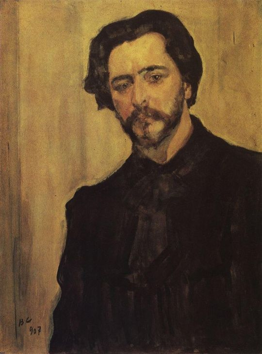 Valentin Aleksandrovich Serov. A portrait of the writer Leonid Andreyev
