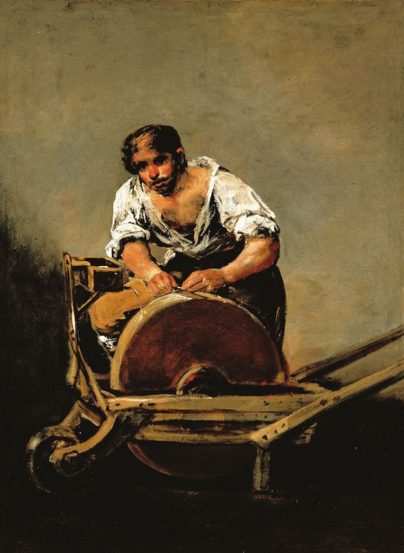 Francisco Goya. Grinder